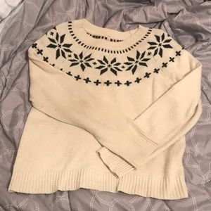 J Crew ski sweater